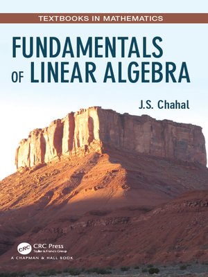 cover image of Fundamentals of Linear Algebra
